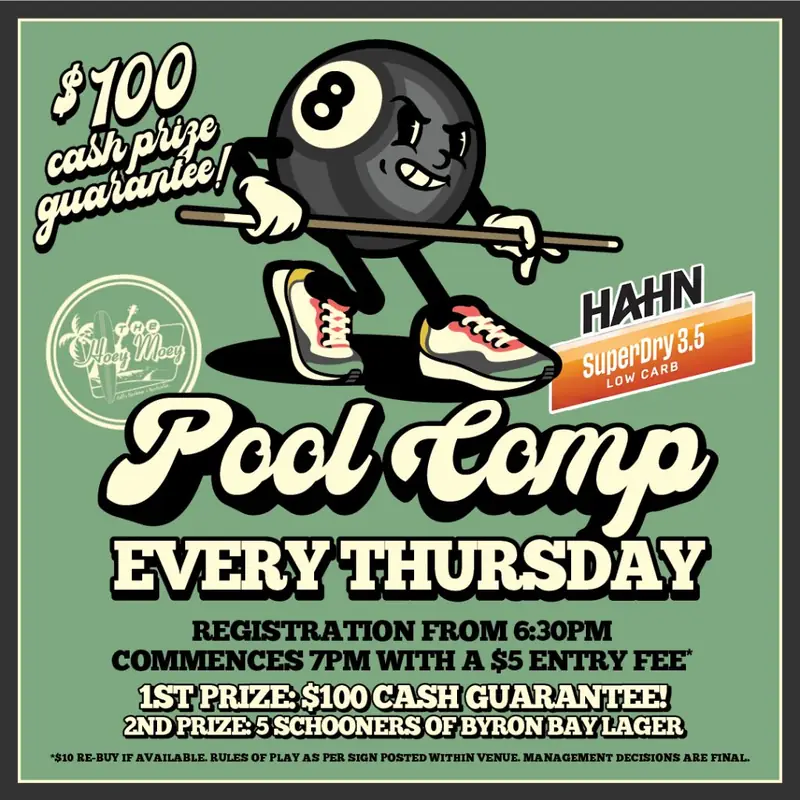 Hahn 3.5 Thursday Pool Comp!