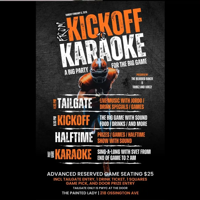 SUPERBOWL SUNDAY: FROM KICKOFF TO KARAOKE