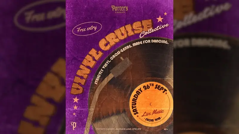 Vinyl Cruise Collective at Porter's à Porter's Cardiff