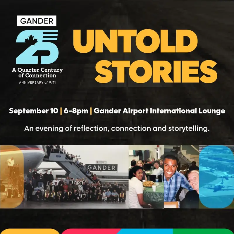 25th Anniversary of 9/11 - Untold Stories - Reconnected à Gander International Airport (YQX) - International Lounge