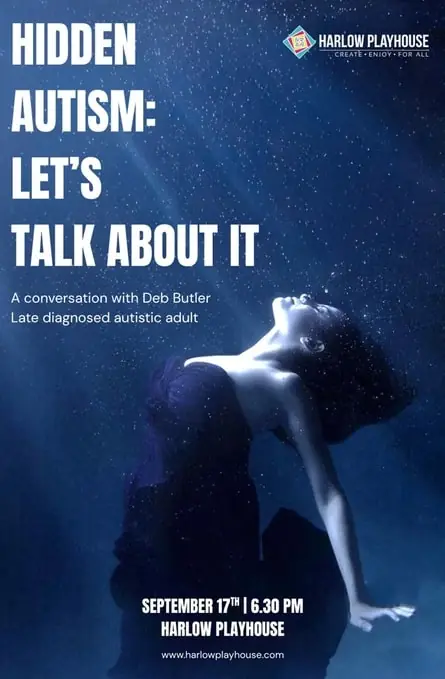Hidden Autism: Let’s Talk About It à Harlow Playhouse