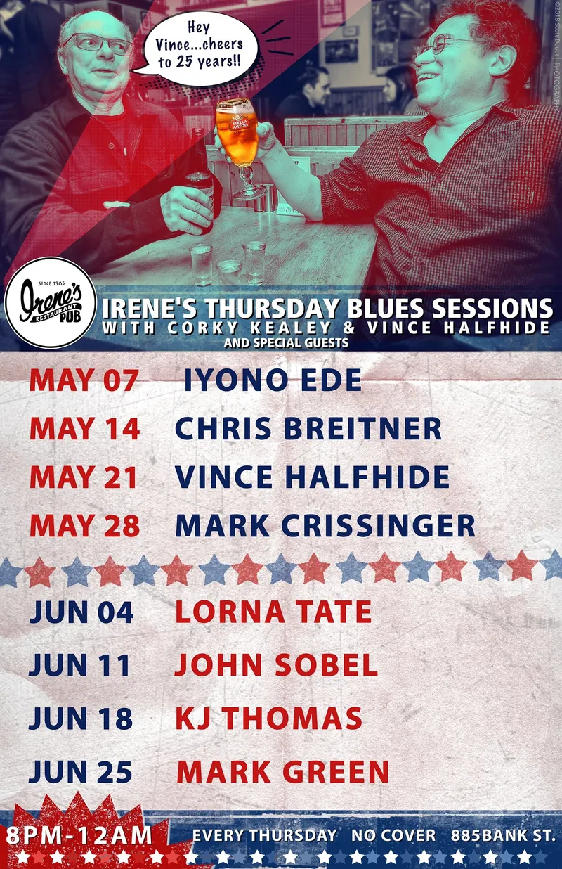 Irene's Thursday Blues Sessions à Irene's Pub