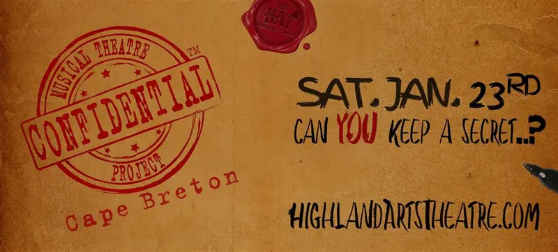 Confidential Musical Theatre Project #26 at Highland Arts Theatre