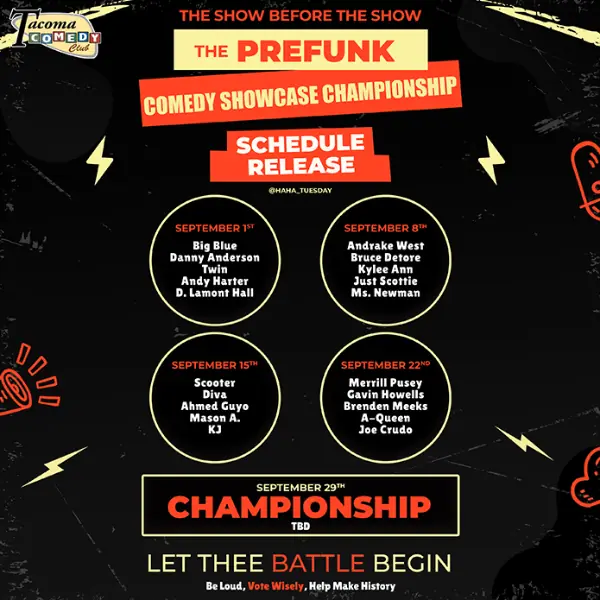 Prefunk Comedy Allstars en Tacoma Comedy Club
