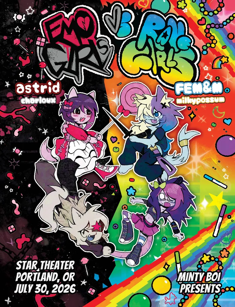 FEM&M X ASTRID - EMO GIRLS VS RAVE GIRLS
