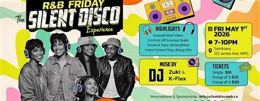 R&B FRIDAY – Silent Disco Experience at Saintuary Bar & Cafe