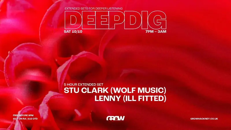 DEEPDIG: STU CLARK (WOLF MUSIC) at Grow