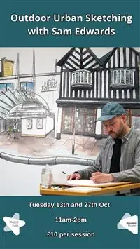 Outdoors Urban Sketching with Sam Edwards at Palace Theatre