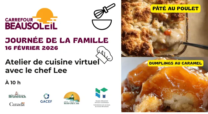 Atelier culinaire virtuel avec le chef Lee at Carrefour Beausoleil