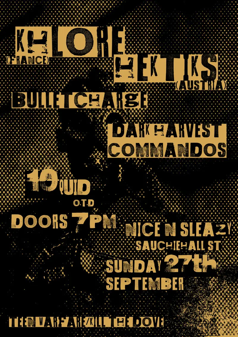 Teen Warfare: Khlore, Hektiks, Bulletcharge, Dark Harvest Commandos