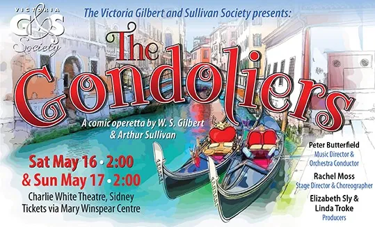 The Gondoliers at Mary Winspear Centre