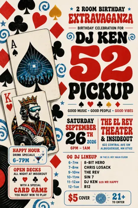 DJ Ken 52 Pick-Up à The Historic El Rey Theater
