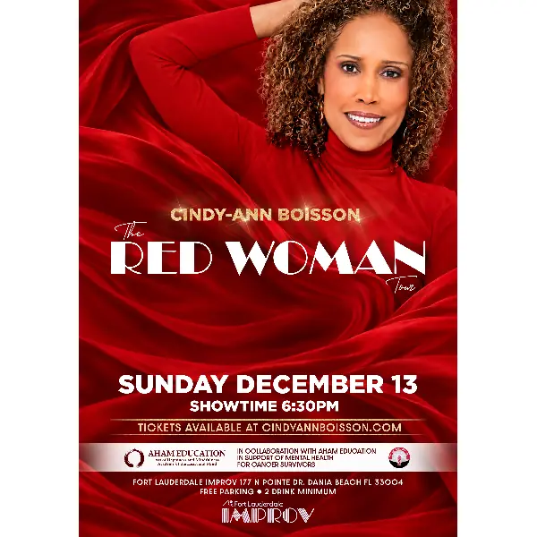 Cindy-Ann Boisson: The Red Woman Tour à Fort Lauderdale Improv