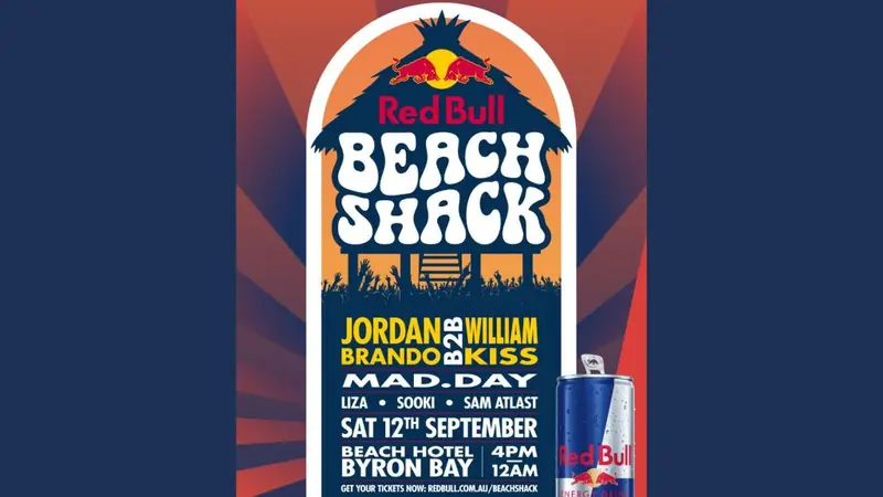 RED BULL BEACH SHACK en Beach Hotel