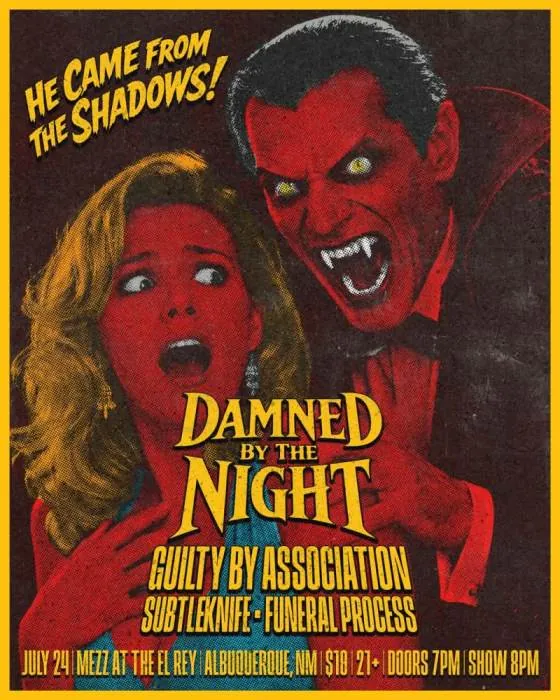 Dammed By The Night * Guilty By Association * Subtle Knife * Funeral Process à The Historic El Rey Theater