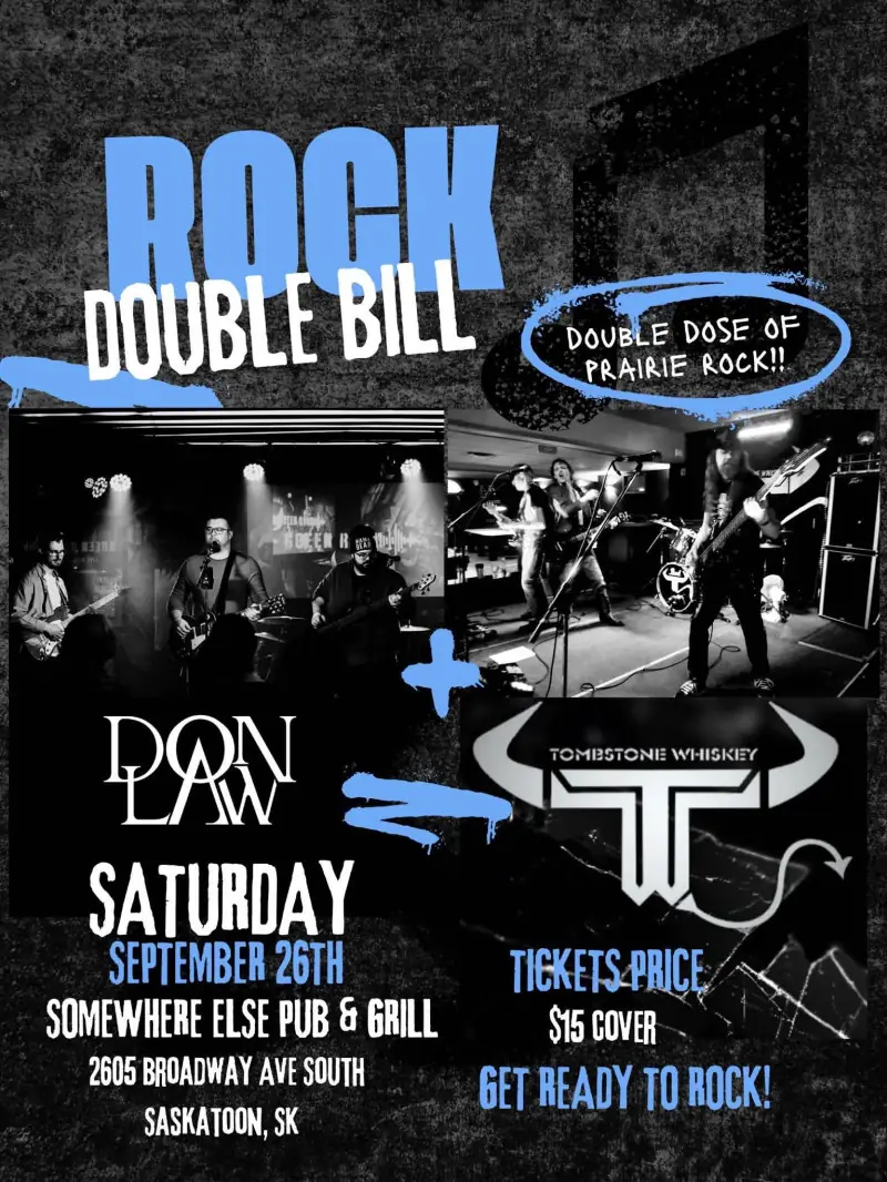 Tombstone Whiskey & DON LAW at Somewhere Else Pub & Grill à Somewhere Else Pub & Grill $15/advance - $15/door