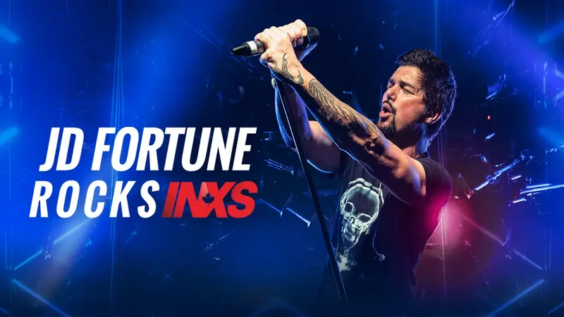JD Fortune Rocks INXS à Club Regent Event Centre
