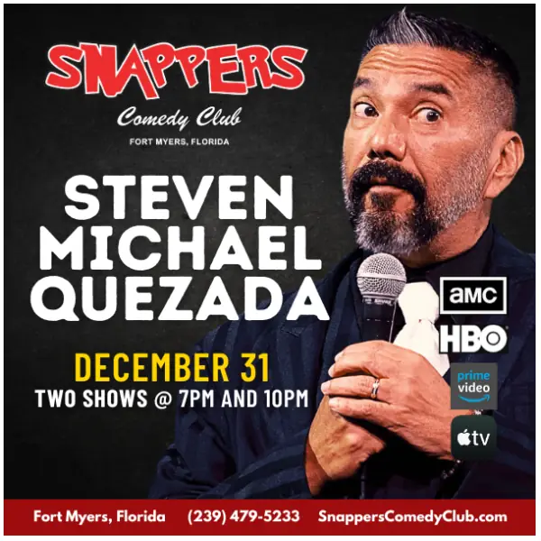 Steven Michael Quezada - NEW YEARS EVE! at Snapper's Comedy Club