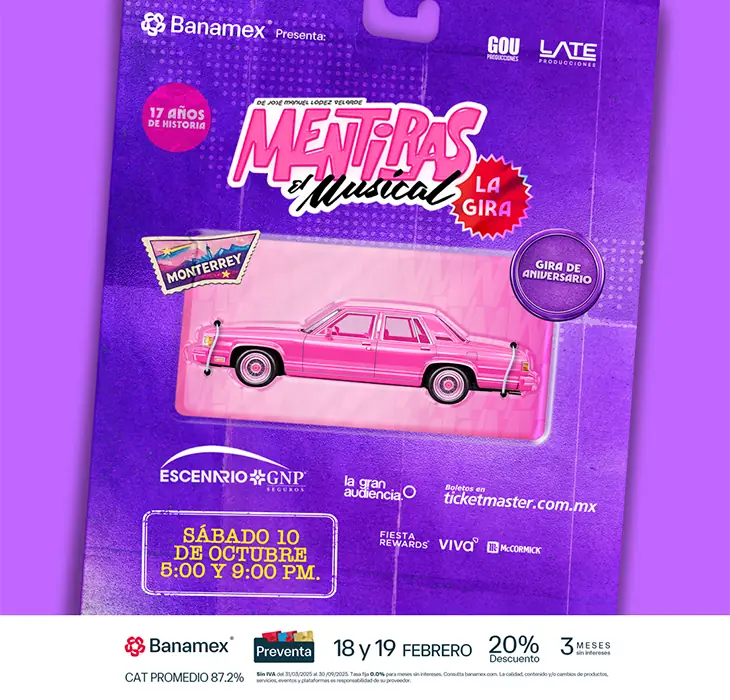 Mentiras, el Musical at Escenario GNP Seguros