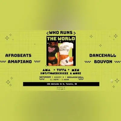 Who Runs The World at Adelaide Hall