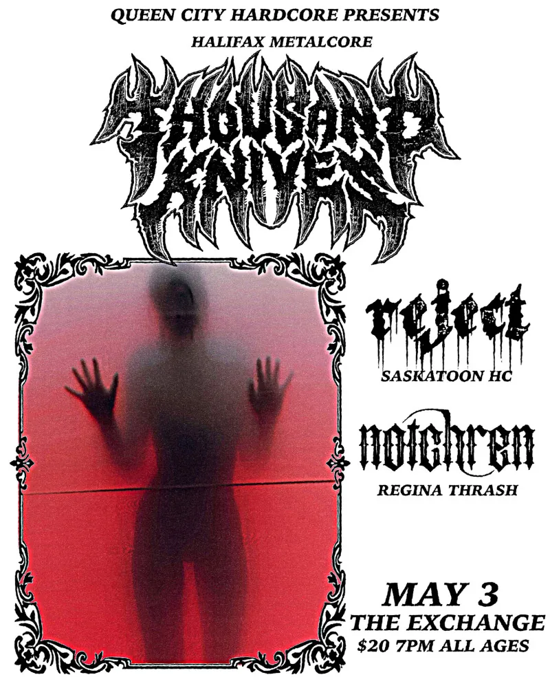 QCHC - Thousand Knives, Reject, Notchren à Exchange/The Club