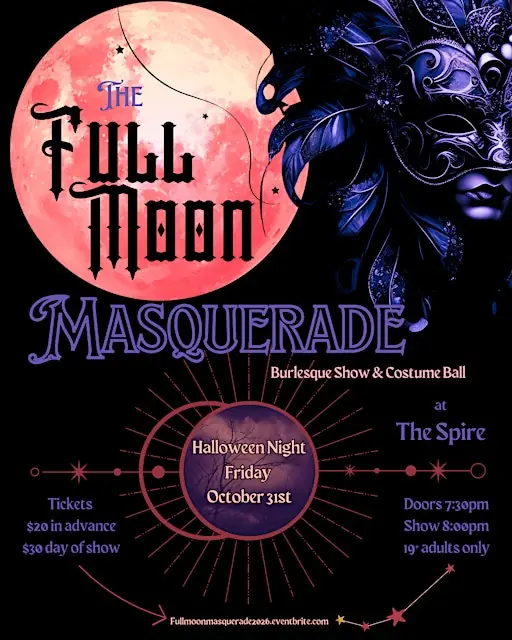 FULL MOON MASQUERADE à The Spire