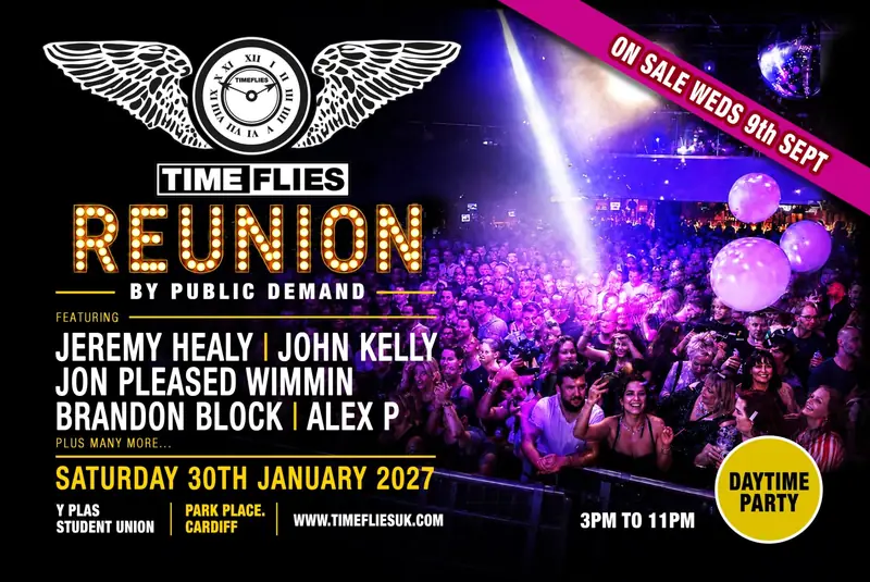 Time Flies: Reunion en Cardiff University Students' Union