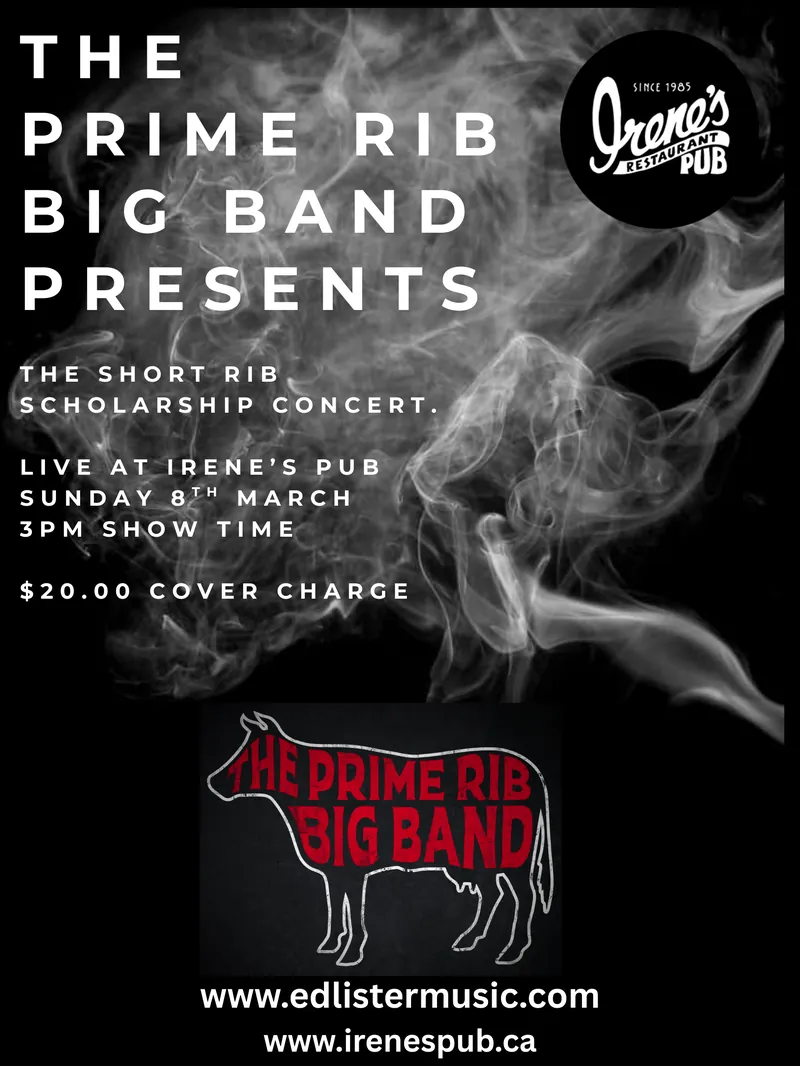 The Prime Rib Big Band Presents The Short Rib Scholarship Concert