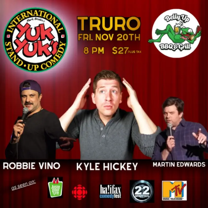 Belly Up Presents Yuk Yuk's Comedy Night en Belly Up BBQ & Grill