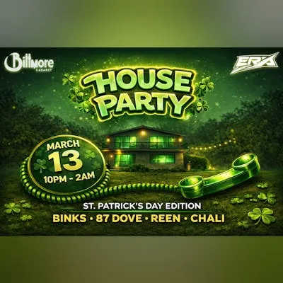 HOUSE PARTY ST PATRICKS DAY