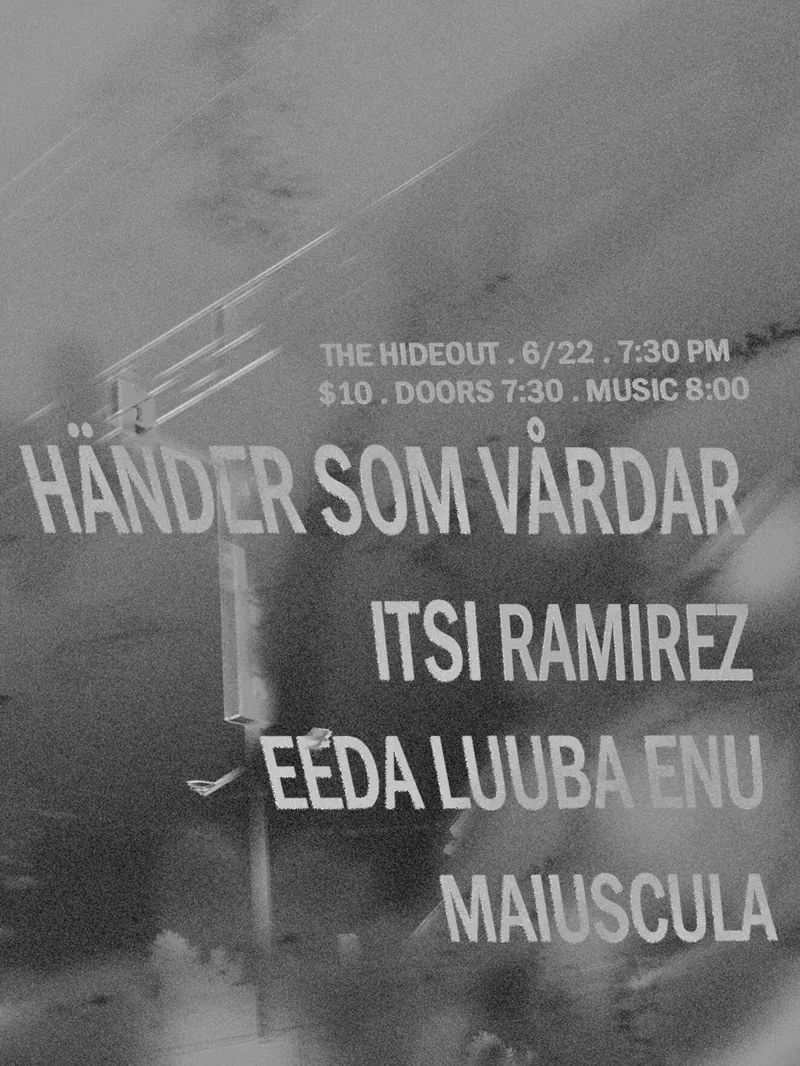 Hander Som Vardar, Itsi Ramirez, Eeda Luuba Enu, Maiuscula