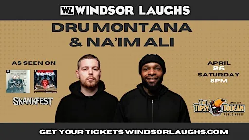 Dru Montana & Na’im Ali LIVE Comedy At Tipsy Toucan (