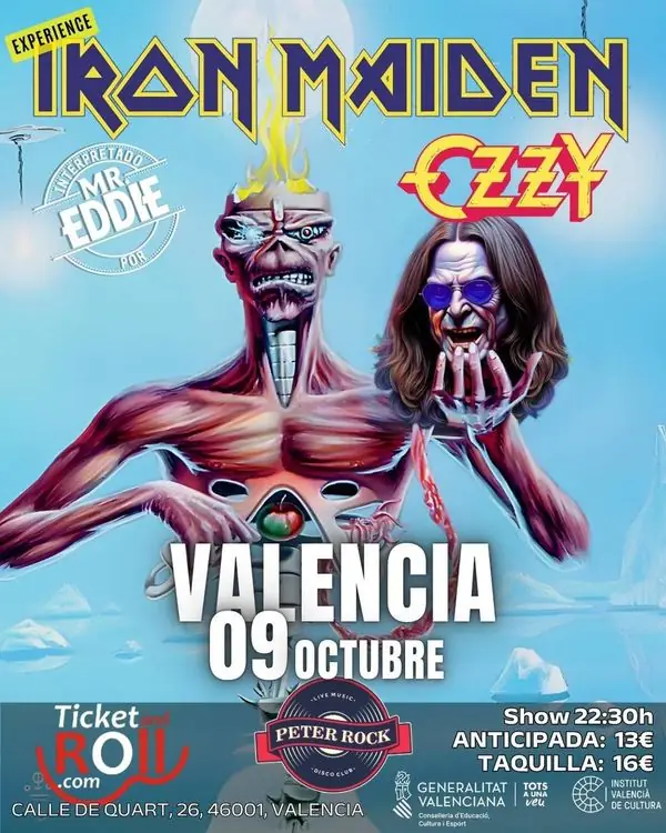MR. EDDIE / tributo: Iron Maiden at Peter Rock Club