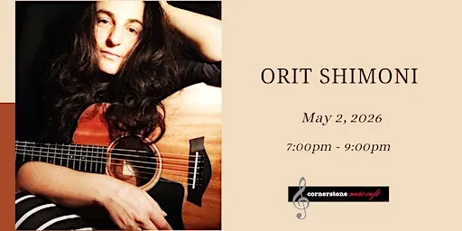Orit Shimoni at the Cornerstone Music Cafe à Cornerstone Music Cafe SE - Music Lessons Calgary - Coffee & Food