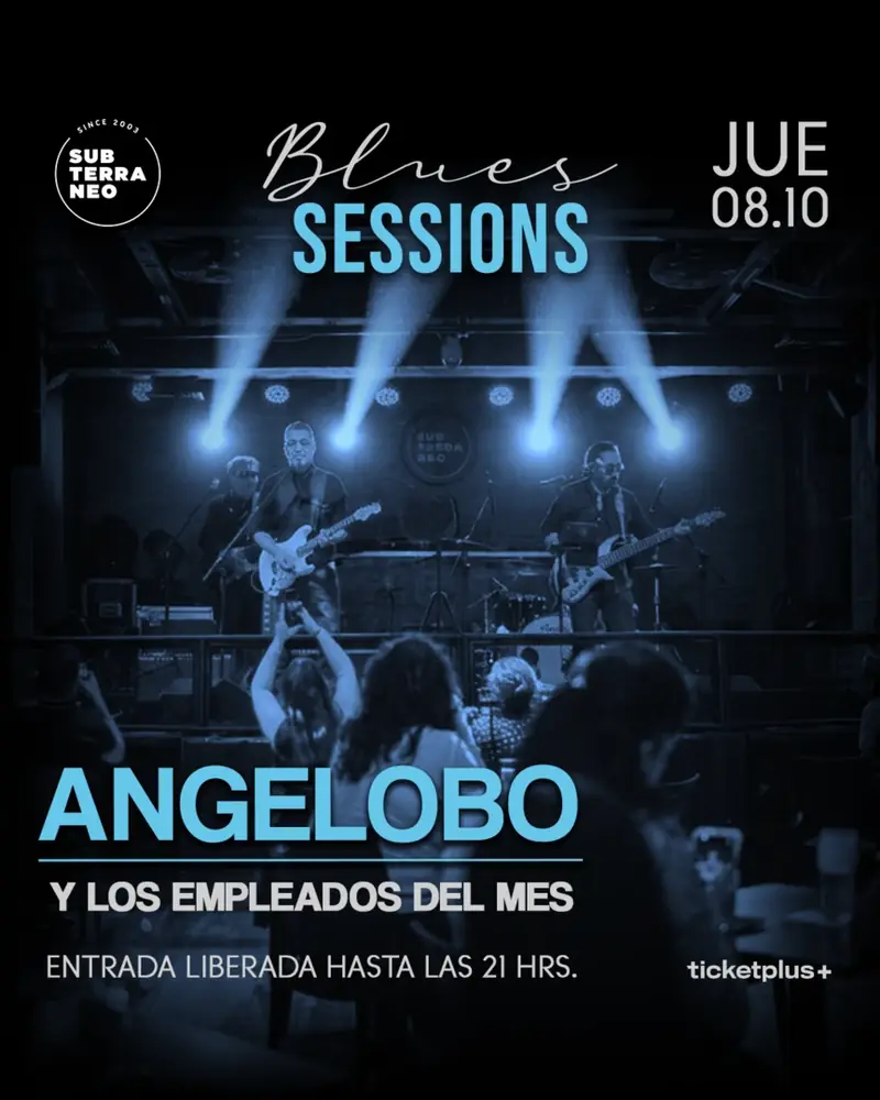 BLUES SESSIONS 🎵 JUEVES 08 OCTUBRE ★ Club Subterráneo at Club Subterráneo