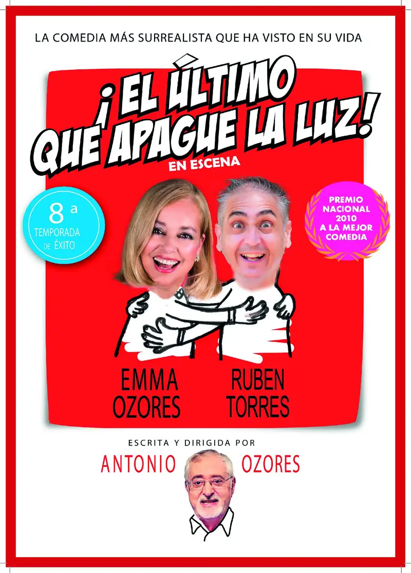 ¡El último que apague la luz! - Emma Ozores à Teatro María Luisa Mérida