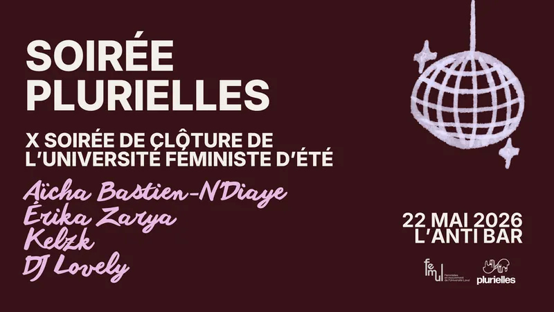 Soirée Plurielles at L'Anti Bar & Spectacles