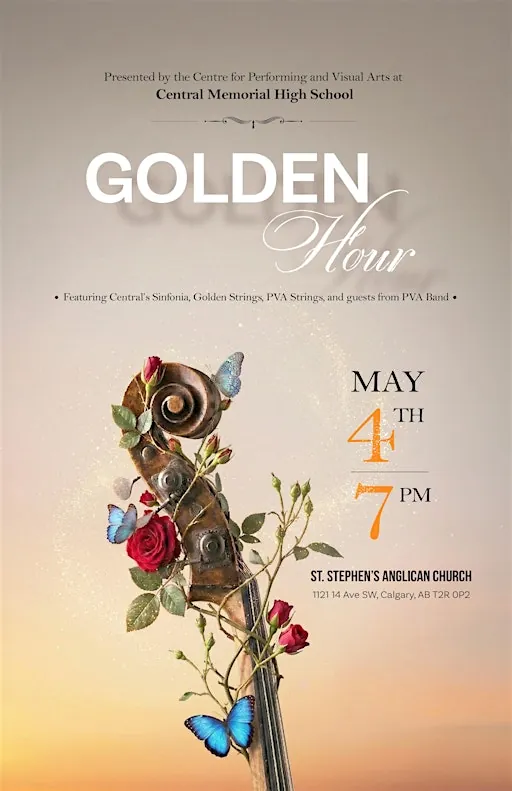 Golden Hour: Strings Spring Concert à St. Stephen's Anglican Church