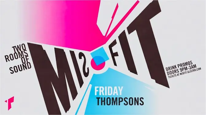 MISFIT : FRI 04 DEC : THOMPSONS en Thompsons Garage