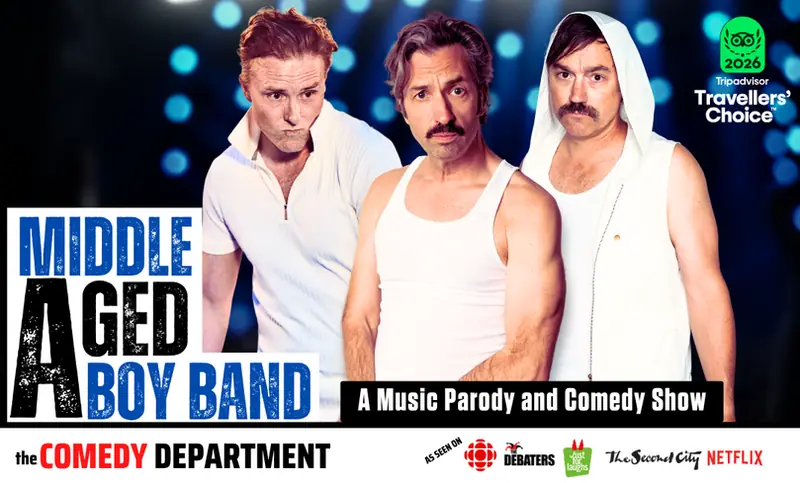 Middle Aged Boy Band en Mary Winspear Centre