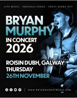 Bryan Murphy in Concert at Róisín Dubh