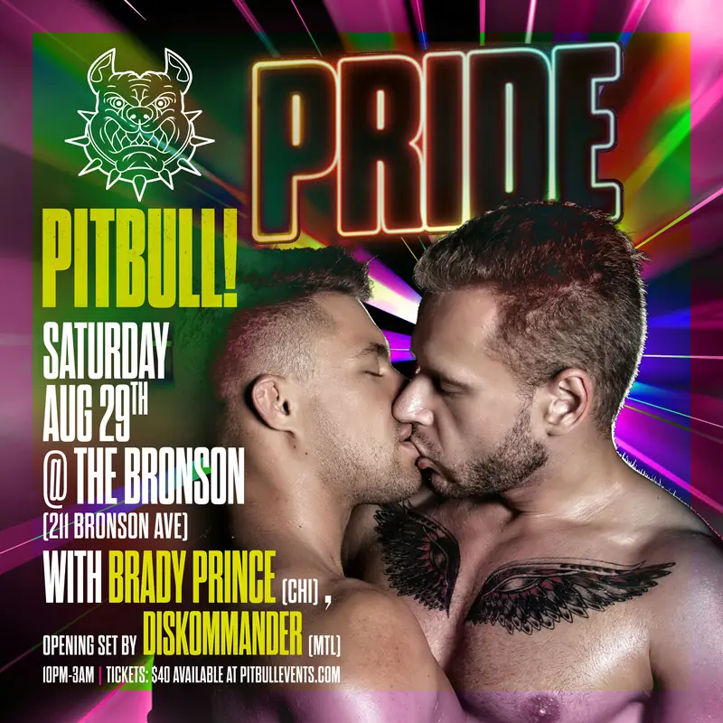 PITBULL! PRIDE OTTAWA at Bronson Centre