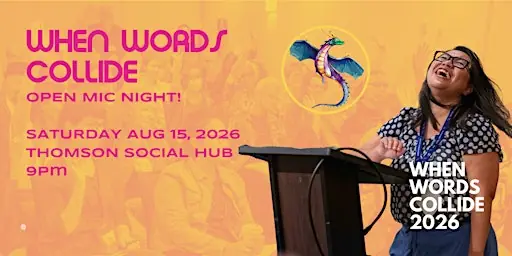 Open Mic Night at When Words Collide at Thomsons Kitchen & Bar