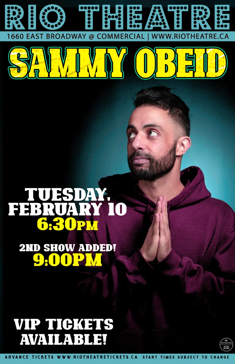 Sammy Obeid at Rio Theatre