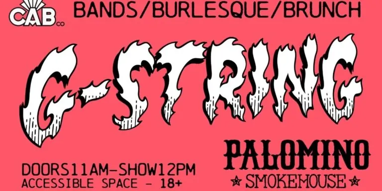 GString Brunch, Live Bands & Burlesque