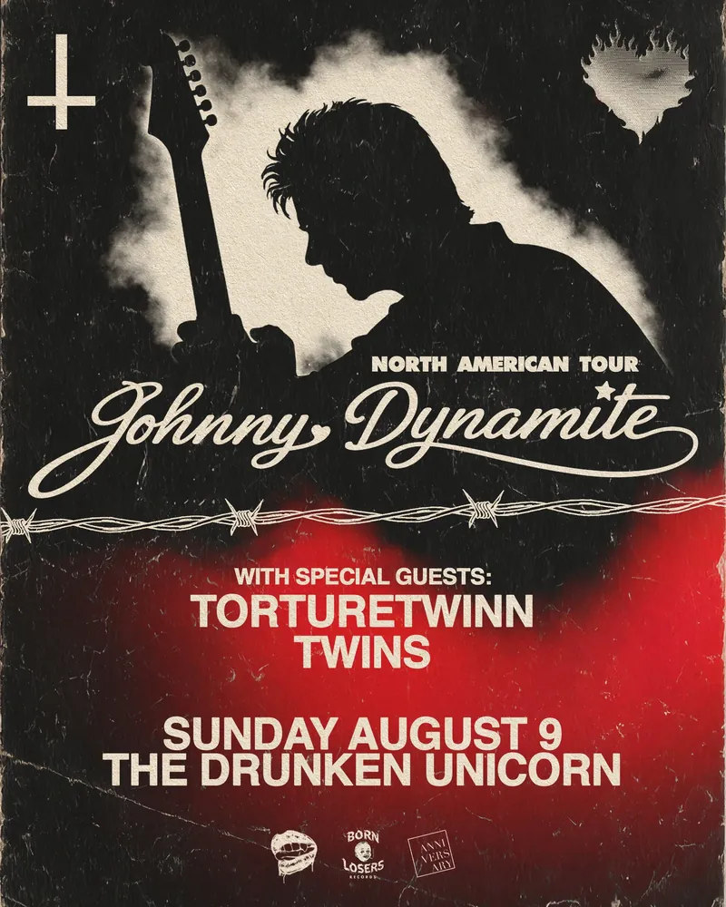Johnny Dynamite, Torturetwinn, TWINS at The Drunken Unicorn