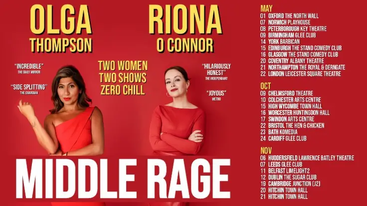 Riona O Connor & Olga Thompson -Middle Rage at The Stand Comedy Club