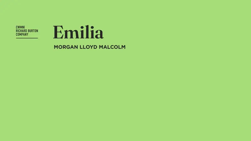Emilia by Morgan Lloyd Malcolm