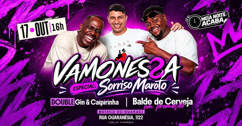 Vamo Nessa at Boteco do Guaraci