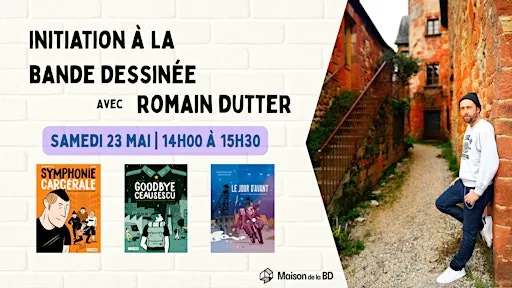 [ATELIER] Initiation à la bande dessinée avec Romain Dutter at Maison de la BD